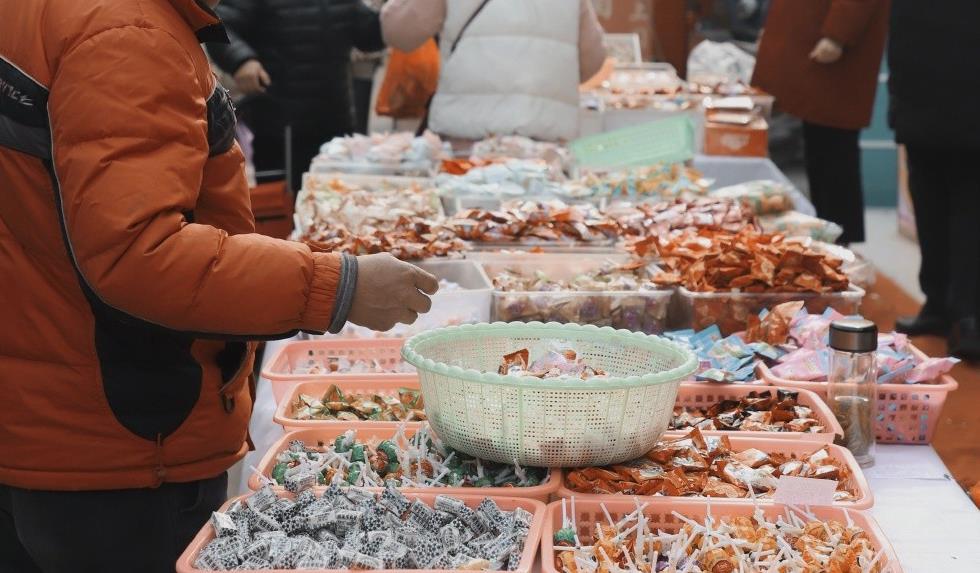 圖說淮南——春節趕早集